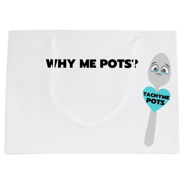 Tachy Me Spoon Fett Print Geschenktasche Große Geschenktüte (Vorderseite)