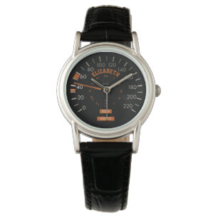 Tachymètre transparent sur des montres d'hommes d