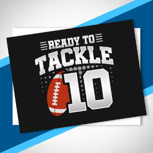 Tackle 10. Geburtstag 10 Jahre Paare Jahrestag Postkarte
