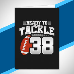 Tackle 38. Geburtstag 38 Jahre Paare Jahrestag Karte