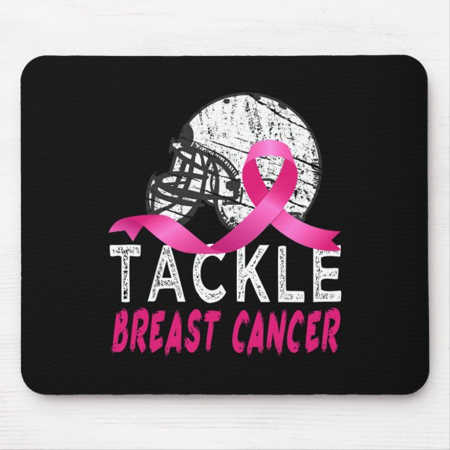 Tackle Breast Cancer Awareness Mousepad (Vorne)