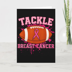 Tackle Brustkrebs-Bewusstsein American Football M Karte