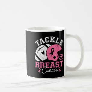 Tackle Brustkrebs-Bewusstsein Pink Ribbon Amerika Kaffeetasse