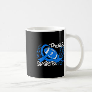 Tackle Diabetes Bewusstseinsbildung Fußball  Kaffeetasse