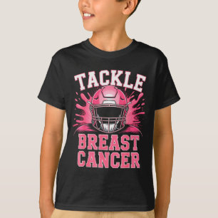 Tackle Football Brustkrebs-Bewusstsein Nk-Schleife T-Shirt