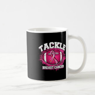 Tackle Footbyll Rosa Ribbon Brustkrebs-Auswarenes Kaffeetasse