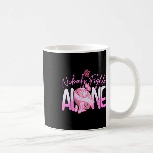 Tackle Footll rosa Ribbon Brustkrebs Bewusstsein Kaffeetasse (Rechts)