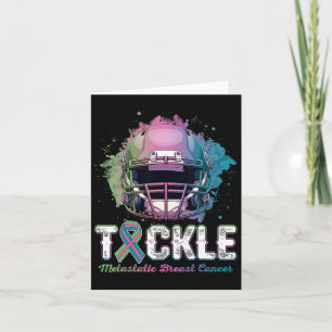 Tackle Metastatic Breast Cancer Awareness Day Fuß Karte