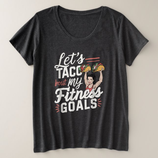 Taco ‘À propos de mes objectifs de remise en forme (Design devant)