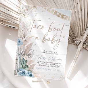 Taco à propos d'une invitation à une baby shower B