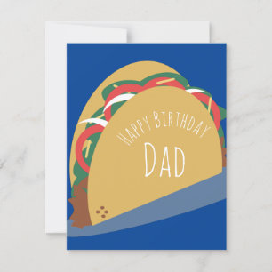 Taco Alles Gute zum Geburtstag Papa Großvater Kart Karte