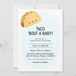 Taco Baby Shower Invite Einladung
