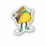 Taco Baseball Baseball Bat Baseball Ball Aufkleber<br><div class="desc">Taco Baseball Baseball Bat Baseball Ball</div>