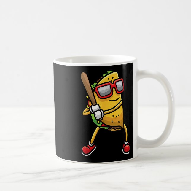Taco Baseball Mexican Cinco De Mayo Kinder m Kaffeetasse (Rechts)