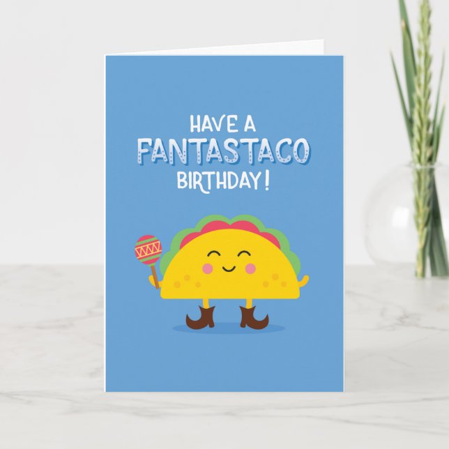 Taco Birthday Card Karte (Vorderseite)