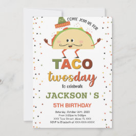 Taco Birthday Einladung