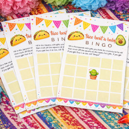 Taco bout a baby -  Baby Shower Bingo Game Briefpapier