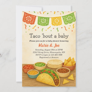 Taco Bout A Baby Fiesta Baby Shower Einladung