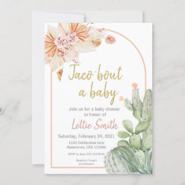 Taco 'Bout a Baby, Fiesta Baby Shower Einladung, Einladung