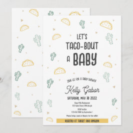 Taco-Bout-a-Baby, Fiesta-Babydusche Einladung