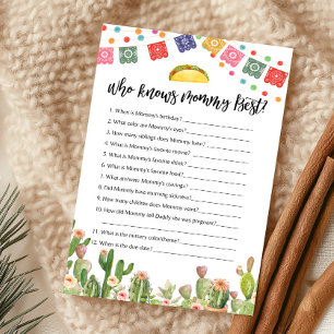 Taco Bout A Baby Fiesta - Wer kennt Mama am besten
