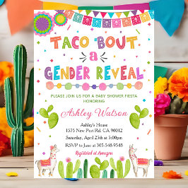 Taco 'Bout a Baby Gender Reveal Invitation Einladung