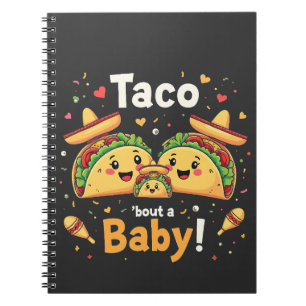 Taco Bout a Baby Pregnancy Ankündigung Notizblock