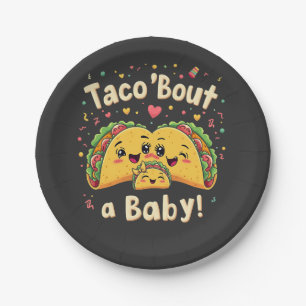 Taco 'Bout a Baby Pregnancy Tao Cinco De Mayo Pappteller