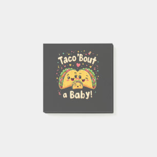 Taco 'Bout a Baby Pregnancy Tao Cinco De Mayo Post-it Klebezettel