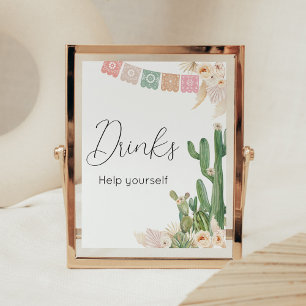 Taco Bout a Baby Shower Drinks Poster