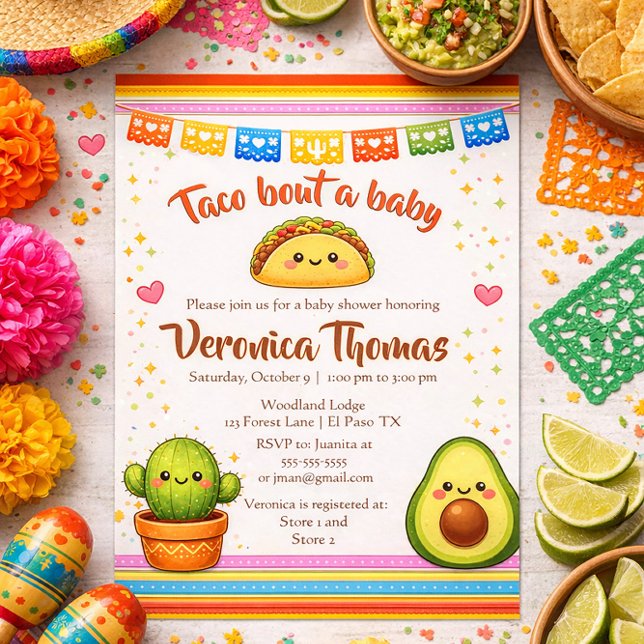 Taco bout a Baby Shower Einladung (Von Creator hochgeladen)