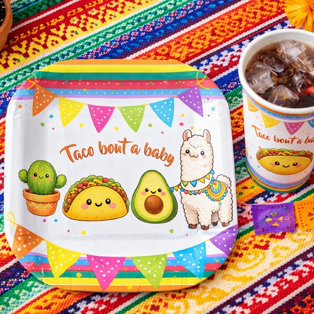 Taco bout a Baby Shower Pappteller (Von Creator hochgeladen)