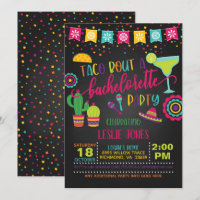 Taco Bout a Bachelorette Party Invitation - BL
