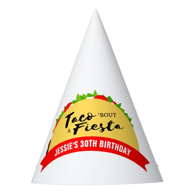 Taco 'Bout A Fiesta Partyhütchen (Vorderseite)