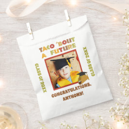 Taco Bout a Future Foto Graduation Party Geschenktütchen
