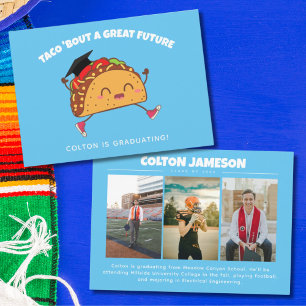 Taco Bout a Great Future Graduation Faire-part