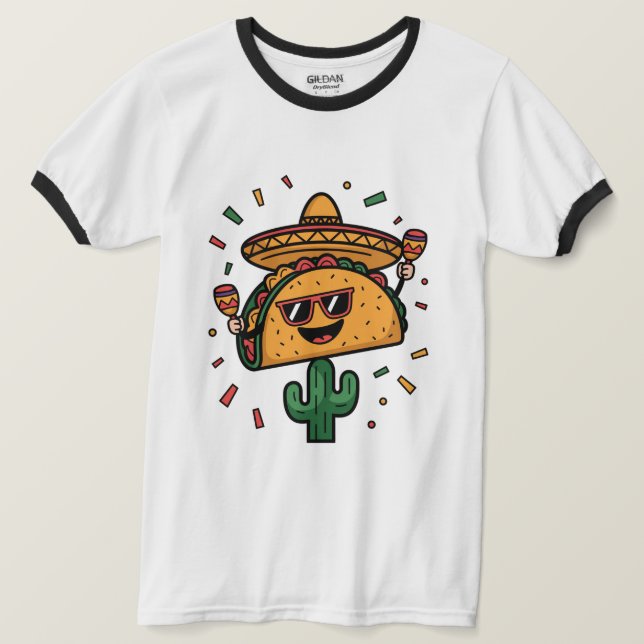 Taco "Bout a Party! T-Shirt (Design vorne)