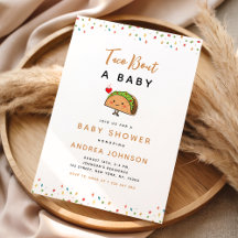 Taco Bout Baby Fiesta Groovy Retro Babydusche