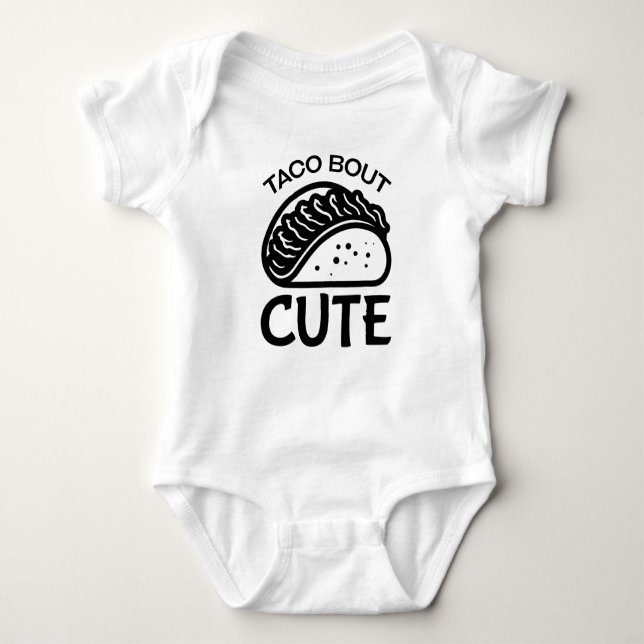 Taco Bout Cute Baby Strampler (Vorderseite)