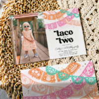 Taco Bout Deux Invitation Anniversaire