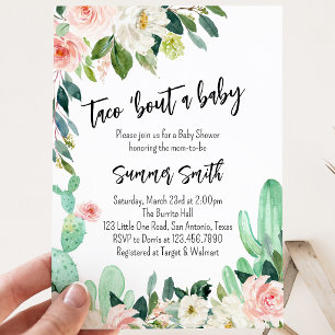 Taco 'Bout ein Baby-Baby-Shower Einladung