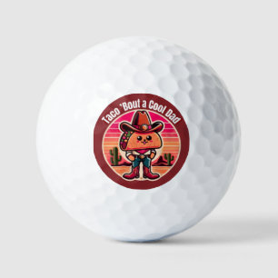Taco ’Bout ein cooler Dad Lustiger Cowboy Golfball