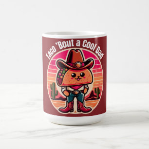 Taco ’Bout ein cooler Dad Lustiger Cowboy Kaffeetasse