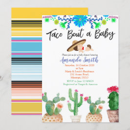 Taco Bout Eine Babykaktus-Babydusche Einladender J Einladung