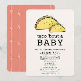 Taco Bout Fiesta Babydusche Einladung