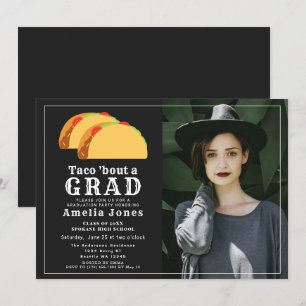 Taco Bout Graduation Party Photo Invitation