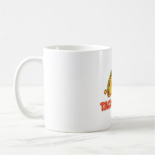 Taco Bout It Lustige Taco-Typografie Lebensmittel- Kaffeetasse
