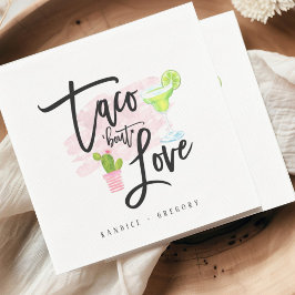 Taco Bout Liebe Brautparty Fiesta Serviette