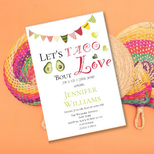 Taco Bout Liebe Brautparty Mexican Fiesta Einladung