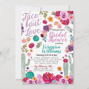 Taco Bout Liebe Bridal Dusche Einladung